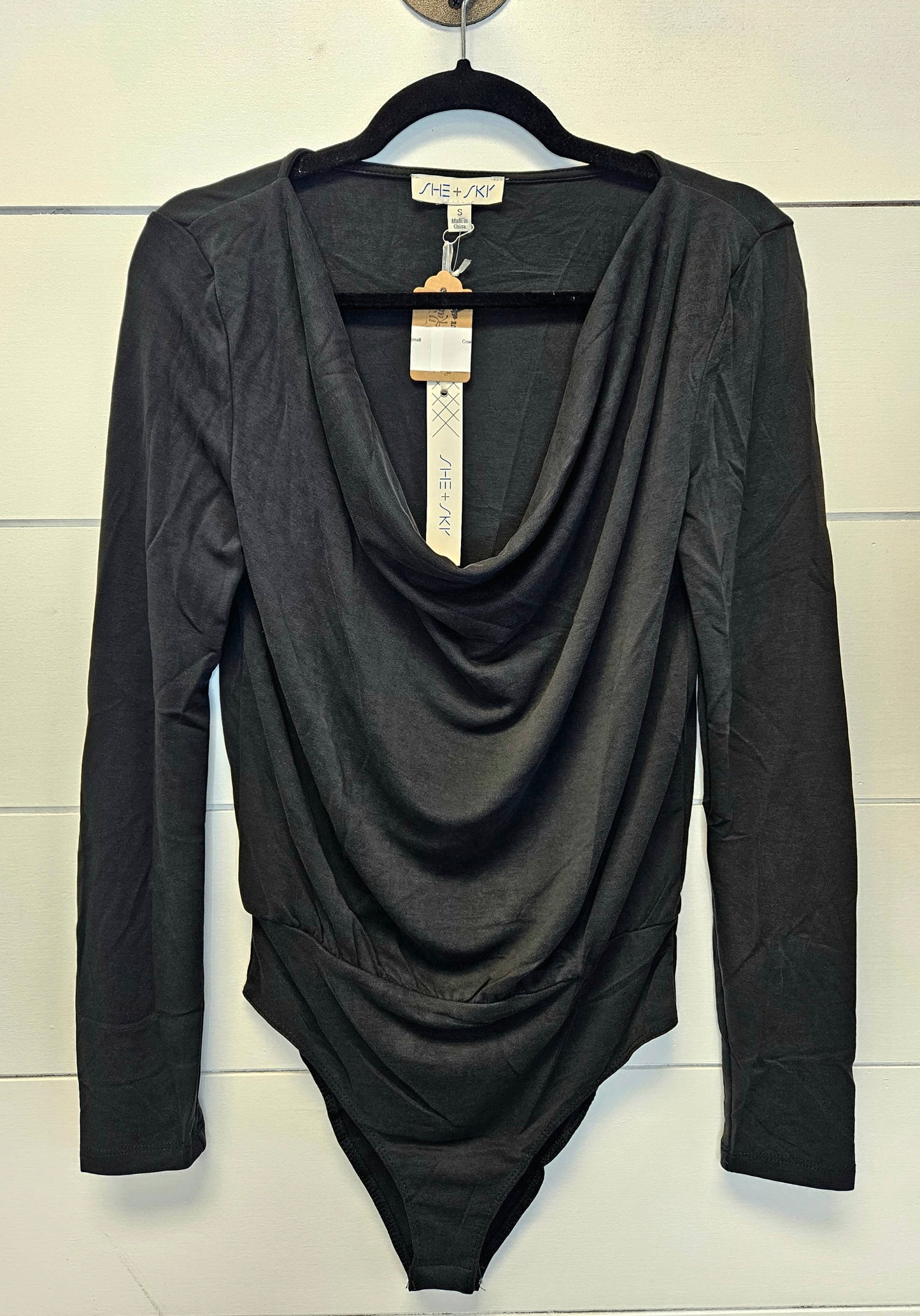 Cowl Neck Bodysuit