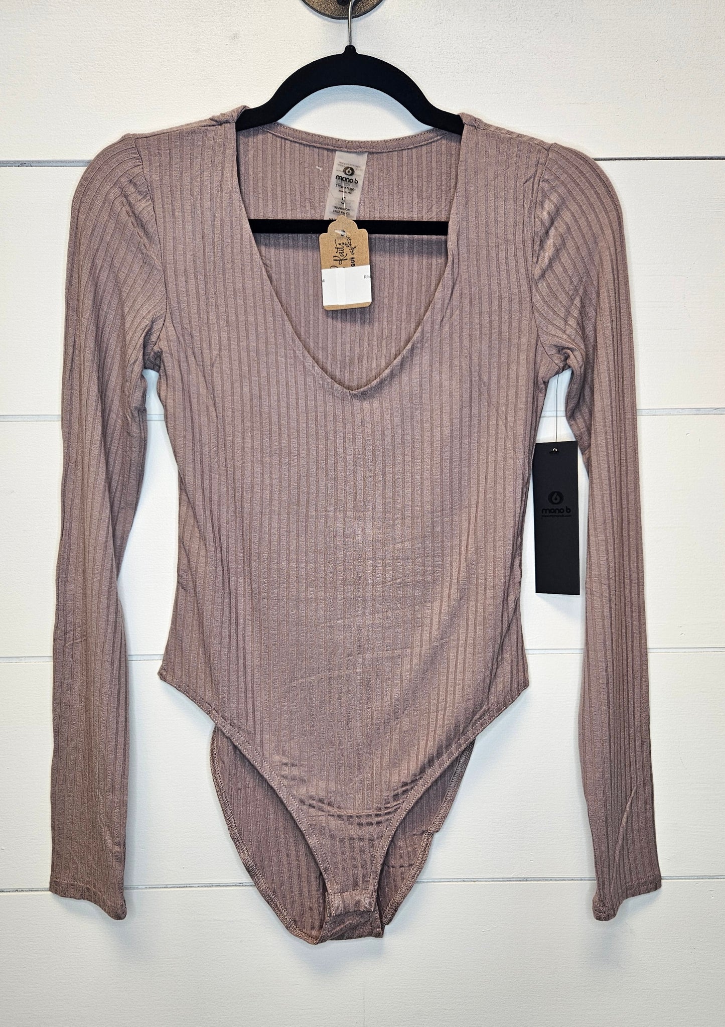 Ribbed Bodysuit