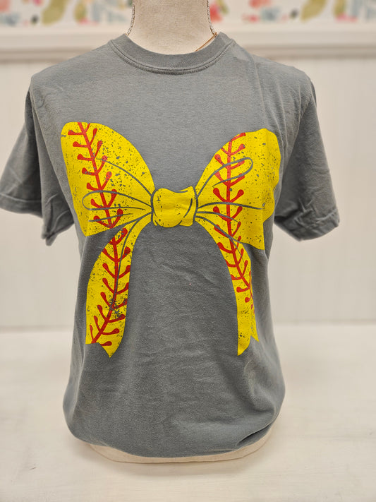 Softball Bow Tee