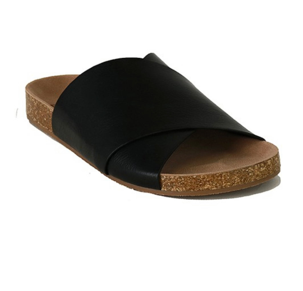 Black open toe sandal
